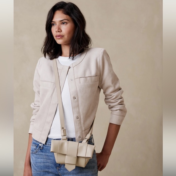 LEATHER MINI TAB CROSSBODY - Picture 2 of 13